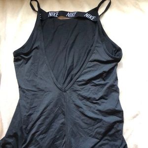 Nike open back tank top